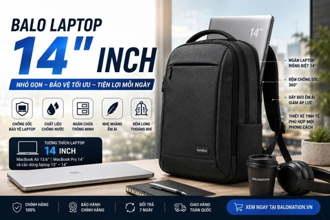 Balo laptop 14 inch