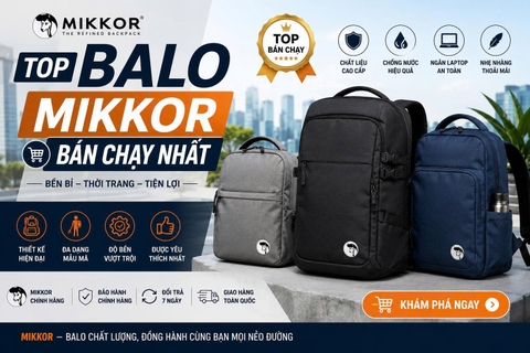 Top balo Mikkor bán chạy