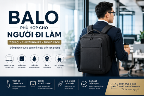 Balo Nào Phù Hợp Đi Làm