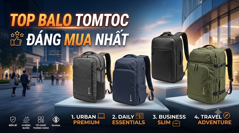Top Balo Tomtoc Đáng Mua Nhất