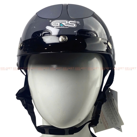 Mũ bảo hiểm 1/2 đầu GRS A102 - MBH nửa đầu gọn nhẹ chuẩn an toàn, chịu va đập mạnh, thoáng khí