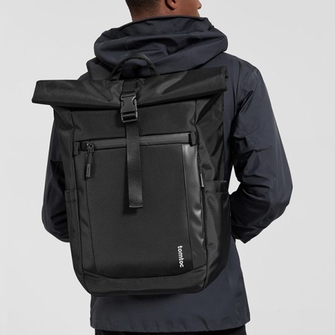 Balo Du Lịch Laptop 17.3 Inch TOMTOC Rolltop T61L1 Navigator Travel Daypack - Sức Chứa 30L