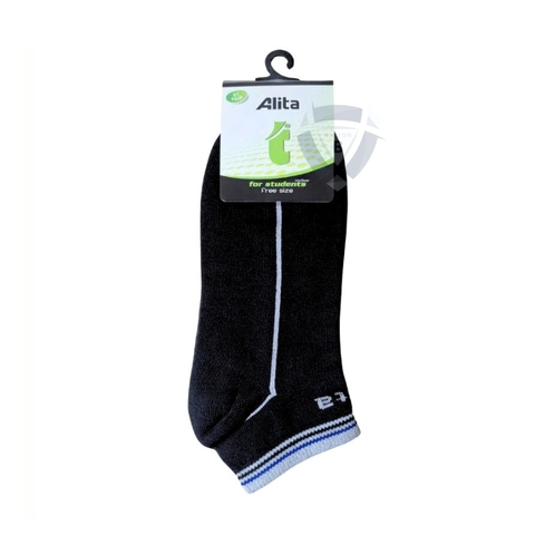 Vớ (tất) ATINTA học sinh / văn phòng cổ ngắn AL001 freesize nam nữ - Vớ cotton Nam Thành khử mùi hiệu quả