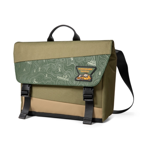 TÚI ĐEO CHÉO TOMTOC (USA) SLASH-T27 SHOULDER BAG GREEN T27S1T1GC