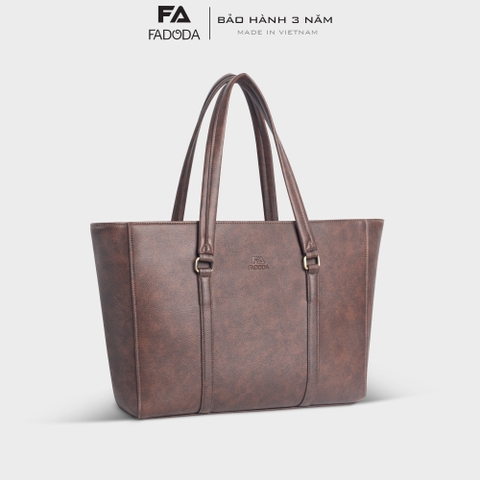 Túi xách nữ công sở laptop 15.6 inch FADODA FTX17 - Vintage, Dung tích lớn, Chống thấm nước