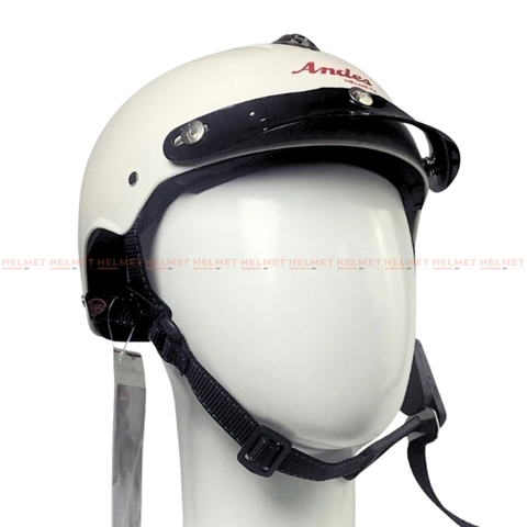 Mũ bảo hiểm 1/2 đầu ANDES 3S108 không kính - MBH nửa đầu cứng cáp, chuẩn an toàn, chịu được va đập mạnh