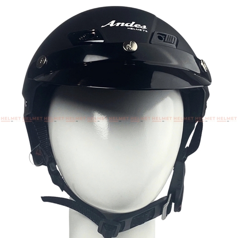 Mũ bảo hiểm 1/2 đầu ANDES 3S109 không kính - MBH nửa đầu hiện đại, chống va đập, chắc chắn, ngăn ngừa bệnh da đầu