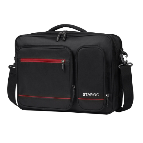 Cặp đa năng STARGO Genix laptop 15.6 inch - 2 cách đeo, nhiều ngăn, đeo chéo, xách tay, siêu nhẹ, giấu quai