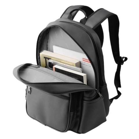 Balo da laptop 14 inch MR VUI 972 có ngăn laptop riêng, nhiều ngăn, hiện đại, vải trượt nước, đai gài vali
