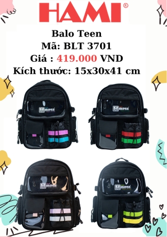 Balo Teen HAMI BLT 3701