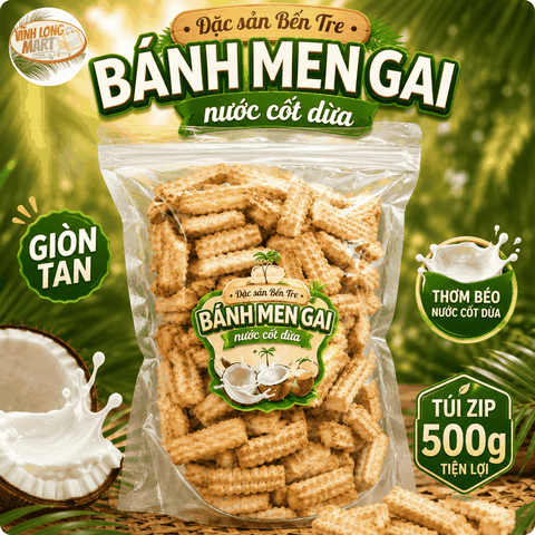 Bánh men gai nước cốt dừa