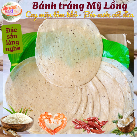Bánh tráng Mỹ Lồng - Tôm khô (Cay)