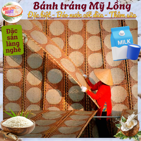 Bánh tráng Mỹ Lồng - Đặc biệt (Béo, sữa)