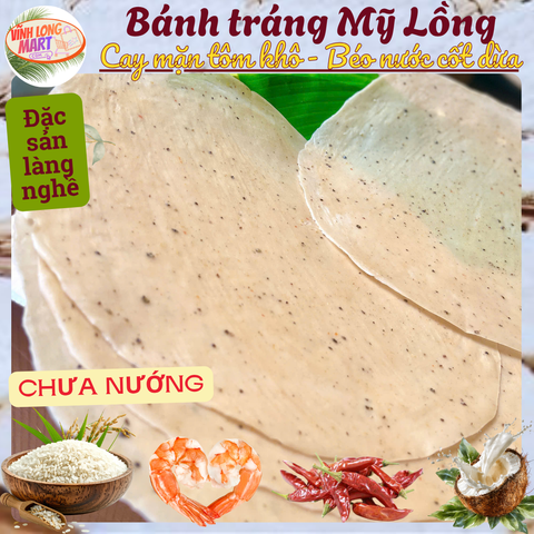 Bánh tráng Mỹ Lồng - Tôm khô (Cay)