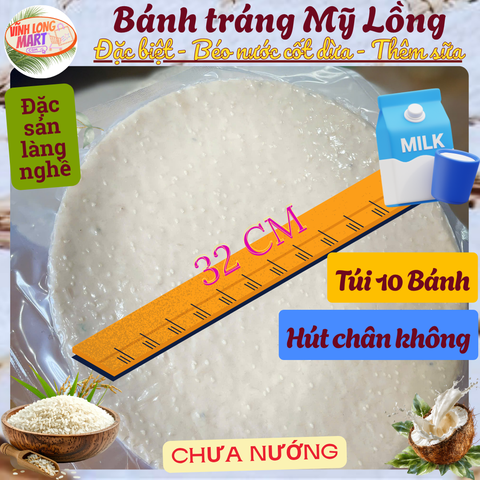 Bánh tráng Mỹ Lồng - Đặc biệt (Béo, sữa)