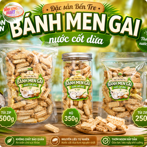Bánh men gai nước cốt dừa