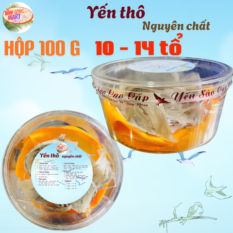 Yến thô nguyên chất - Tặng nhíp - Giá gốc từ nhà yến - Tổ ~ 8-10g