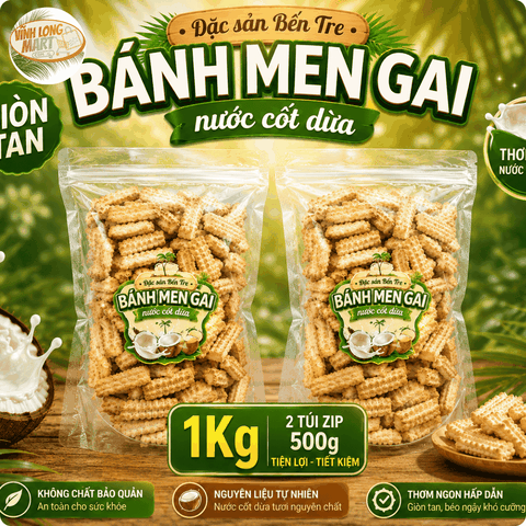 Bánh men gai nước cốt dừa