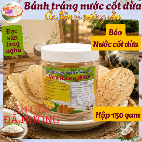 Bánh tráng Mỹ Lồng nướng sẵn ăn liền