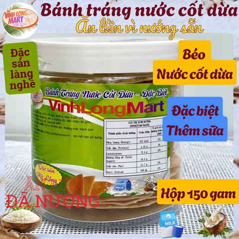 Bánh tráng Mỹ Lồng nướng sẵn ăn liền