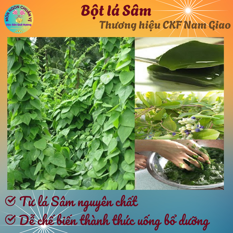 Bột lá sâm CKF Nam Giao - Dùng để tự pha chế thạch sương sâm
