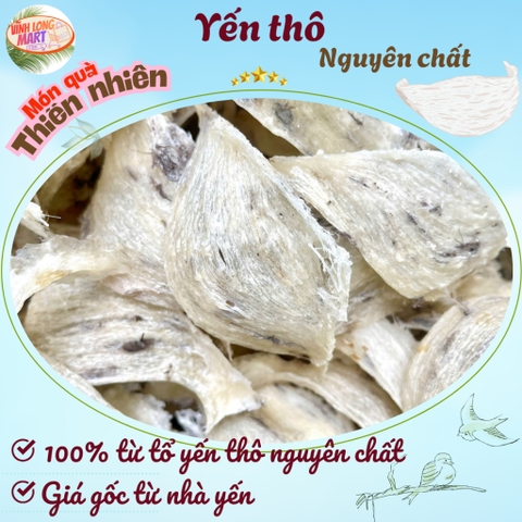 Yến thô nguyên chất - Tặng nhíp - Giá gốc từ nhà yến - Tổ ~ 8-10g