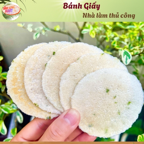 Bánh giấy tuổi thơ - Nhà làm thủ công - Béo vị nước cốt dừa Bến Tre