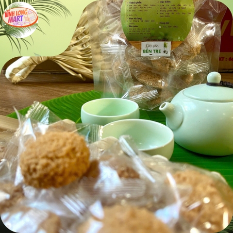 Bánh Hoa Dừa Bến Tre Giòn Tan – Béo Thơm, Ngọt Dịu - Túi ZIP 200g