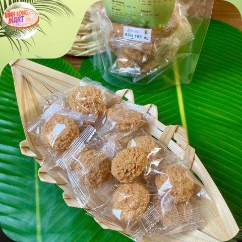 Bánh Hoa Dừa Bến Tre Giòn Tan – Béo Thơm, Ngọt Dịu - Túi ZIP 200g