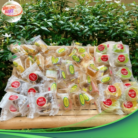 Kẹo Dừa Bến Tre Combo 8 Vị – Dẻo Thơm, Béo Ngọt Tự Nhiên