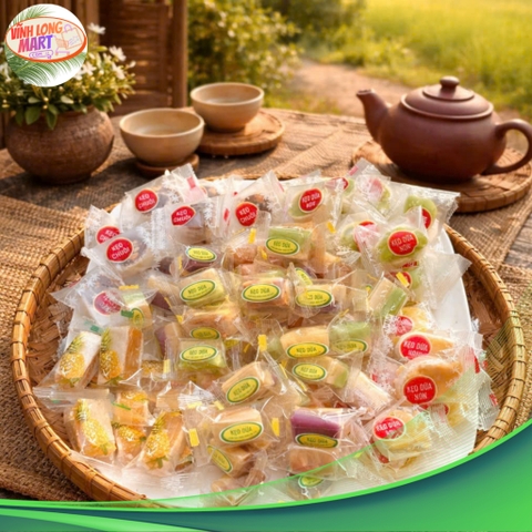 Kẹo Dừa Bến Tre Combo 8 Vị – Dẻo Thơm, Béo Ngọt Tự Nhiên