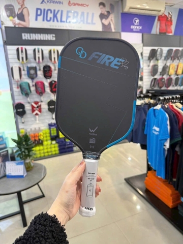 Vợt Pickleball Wika QD FIRE màu Xanh