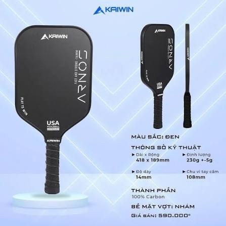 Vợt Pickleball Arnos