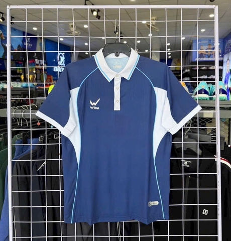 Áo polo Wika Kairo màu navy