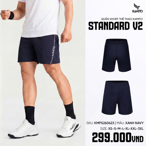 Quần short thể thao Kamito Standard V2 KMPS260623