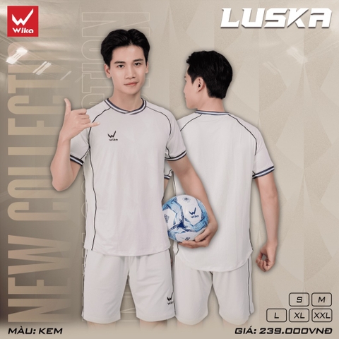 BỘ CẦU THỦ WIKA LUSKA MÀU KEM