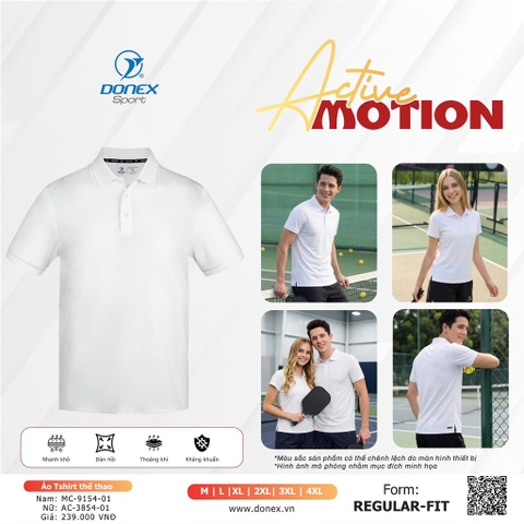 ÁO THỂ THAO NỮ DONEX AC-385401