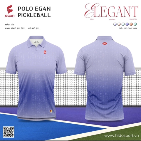 ÁO POLO EGAN ELEGANT NỮ -  TÍM