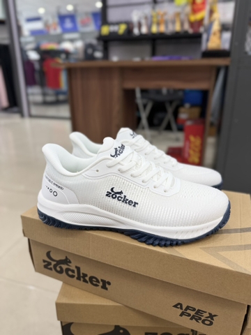 GIÀY PICKLEBALL ZOCKER  APEX PRO ZPS-AP0126  TRẮNG XANH