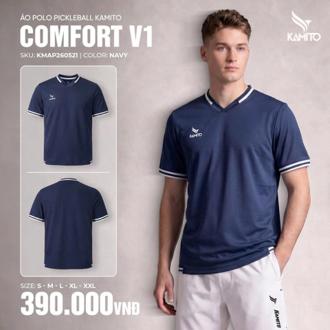 Áo Polo Pickleball Kamito Comfort V1 KMAP260521