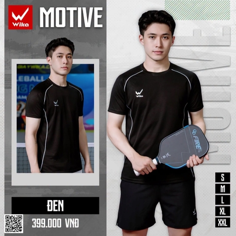 ÁO WIKA MOTIVE MÀU ĐEN