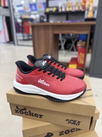 GIÀY PICKLEBALL ZOCKER  APEX PRO ZPS-AP0126  ĐỎ ĐEN