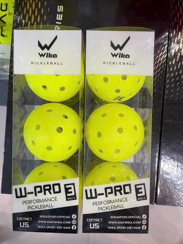 Bóng thi đấu pickleball cao cấp Wika Pro hộp 3 quả