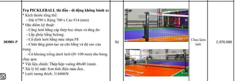 TRỤ PICKLEBALL VIFA DI ĐỘNG 901