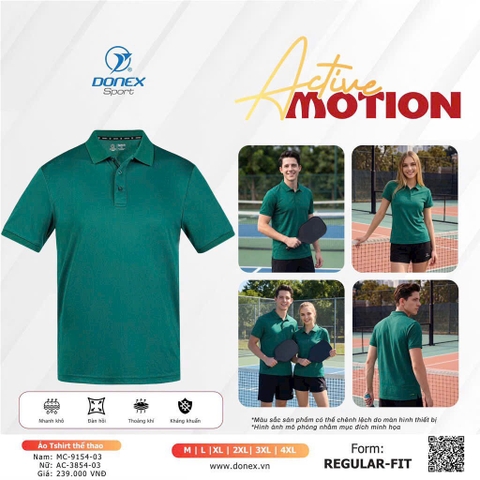 ÁO THỂ THAO NỮ DONEX AC-385403
