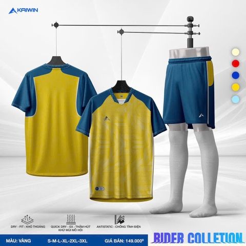 BỘ BÓNG ĐÁ KAIWIN 2329 - RIDER- VÀNG CHÓE