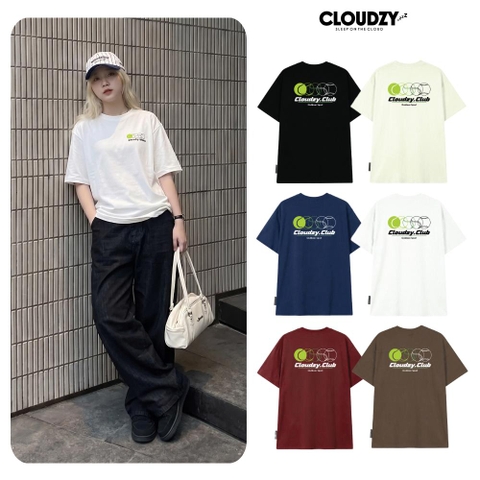 [NEW] Áo thun regular CLOUDZY in chữ vải cotton 100% 250gsm dày dặn form rộng nam nữ áo phông oversize local brand streetwear OUTDOOR