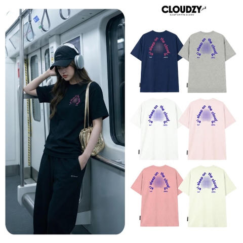 [NEW] Áo thun oversize CLOUDZY in lưng 100% cotton 250gsm áo phông form rộng nam nữ unisex local brand streetwear DOT
