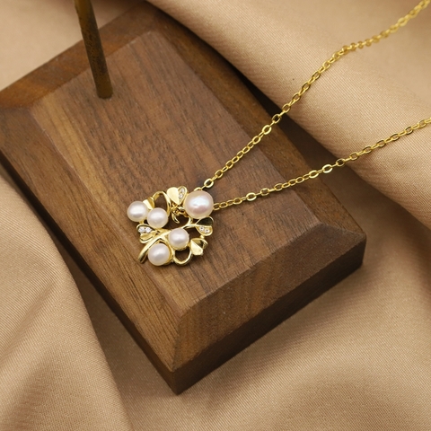 7 - *Dây chuyền mặt hoa