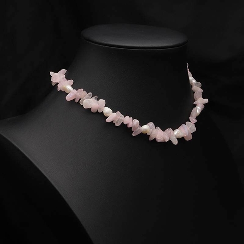 147 -*Dây Chuyền đá thạch anh hồng